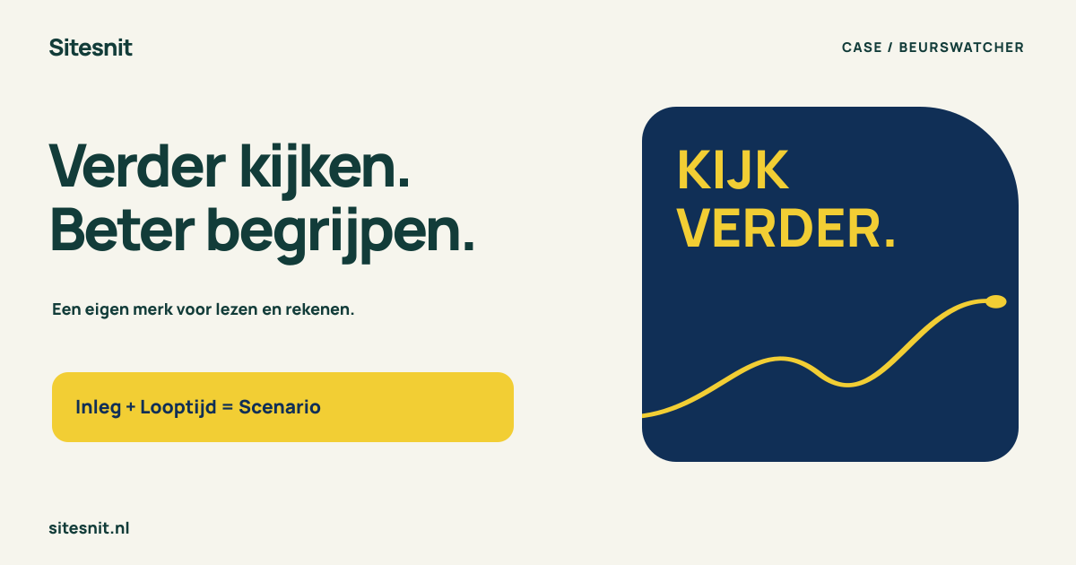 Schematische deelillustratie bij de Beurswatcher-case